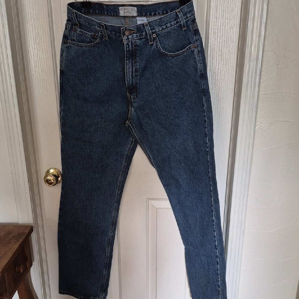 Levi Strauss Signature Men's Classic Straight Dark Blue Jeans